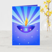 幸せなDiwali -カード カード (黄色い花)