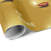 幸せなDiwali Diya -包装紙 ラッピングペーパー (ロールコーナー)