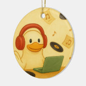 幸せなDJ セラミックオーナメント (左)