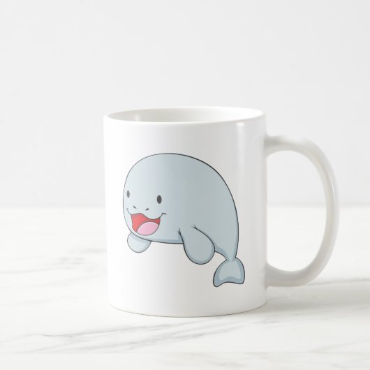 幸せなDugong コーヒーマグカップ (右)