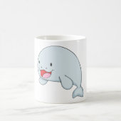 幸せなDugong コーヒーマグカップ (中央)