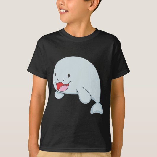 幸せなDugong Tシャツ (正面)