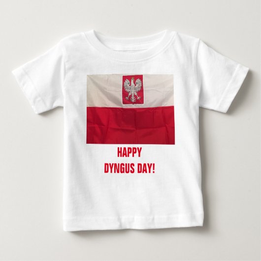 幸せなDYNGUS日 ベビーTシャツ (正面)