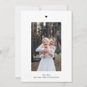 幸せなEver After披露宴のみパーティー写真 招待状 (裏面)