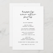 幸せなEver After披露宴のみパーティー写真 招待状 (正面/裏面)