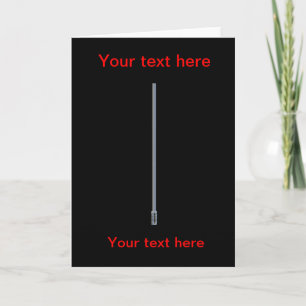 幸せなFestivusはカードの前部にあなた自身の文字を加えます シーズンカード
