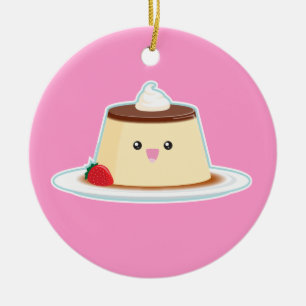 幸せなFLAN セラミックオーナメント