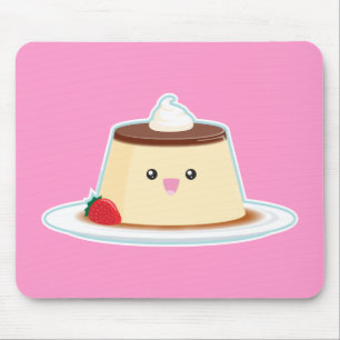 幸せなFLAN マウスパッド
