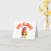 幸せなHALLOWEENIE カード (黄色い花)