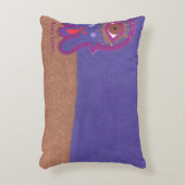 幸せなHamsaはAshira Malkaによって夜に出かけます アクセントクッション (正面(垂直))