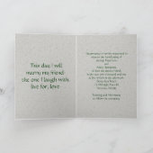 幸せなHandfasting カード (内部)