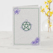 幸せなHandfasting カード (黄色い花)