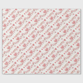 幸せなHannukah ラッピングペーパー (フラット)