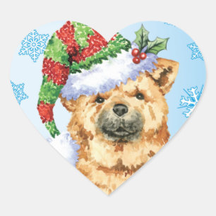 幸せなHowlidayのチャウチャウ ハートシール