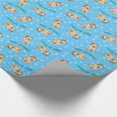 幸せなHowlidayのチャウチャウ ラッピングペーパー (角)