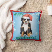 幸せなHowliday Berner クッション (ブランケット)