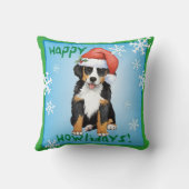 幸せなHowliday Berner クッション (裏面)