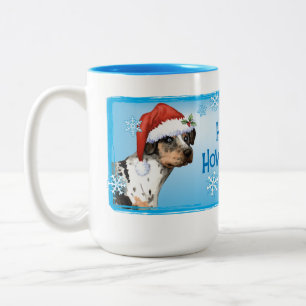幸せなHowliday Catahoula ツートーンマグカップ