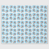 幸せなHowliday Catahoula ラッピングペーパー (フラット)