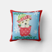 幸せなHowliday Coton クッション (裏面)