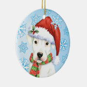 幸せなHowliday Dogo セラミックオーナメント (右)