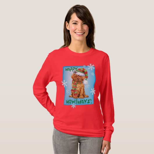 幸せなHowliday Dogue Tシャツ (正面フル)