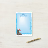 幸せなHowlidaysのスコットランド人テリア ポストイット (デスク上)