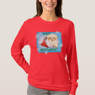 幸せなHowlidaysのトイプードル Tシャツ