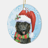 幸せなHowlidaysのベルギー人の牧羊犬 セラミックオーナメント (左)