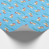 幸せなHowlidaysグレート・ピレニーズ ラッピングペーパー (角)