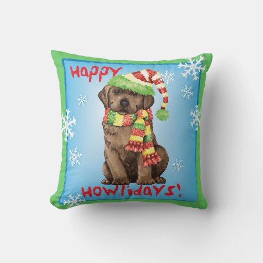 幸せなHowlidaysチョコレート実験室 クッション (正面)