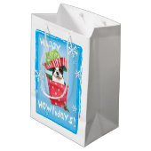 幸せなHowlidaysボストン ミディアムペーパーバッグ (裏面アングル)