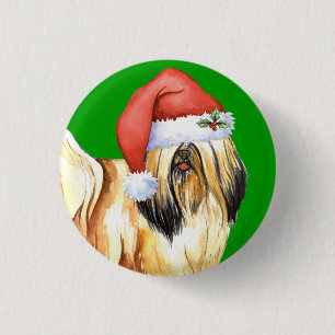 幸せなHowlidaysラサApso 缶バッジ