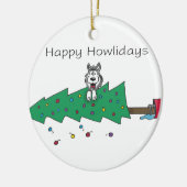 幸せなHowlidays セラミックオーナメント (左)