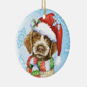 幸せなHowlidays Griffon セラミックオーナメント (右)