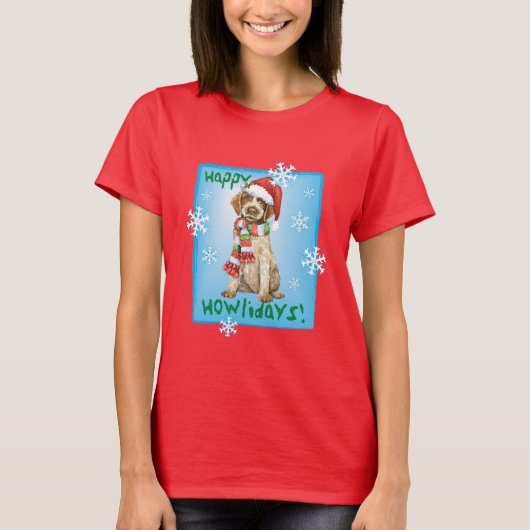 幸せなHowlidays Griffon Tシャツ (正面)