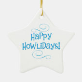幸せなHowlidays Puli セラミックオーナメント (裏面)