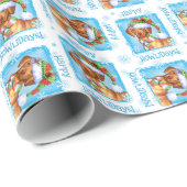 幸せなHowlidays Vizsla ラッピングペーパー (ロールコーナー)