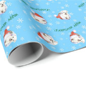 幸せなHowlidays Westie ラッピングペーパー (ロールコーナー)