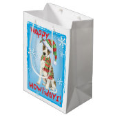 幸せなHowlidays Whippet ミディアムペーパーバッグ (正面アングル)