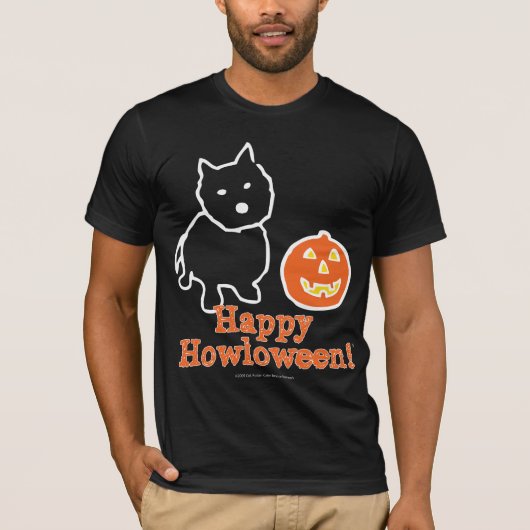 幸せなHowloween Tシャツ (正面)