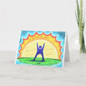 "幸せなHumanLight"の休日カード シーズンカード (裏面)