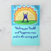 幸せなHumanLight! 背部HLの記述の; カラフル シーズンカード (内部)