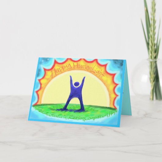 幸せなHumanLight! 背部HLの記述の; カラフル シーズンカード (正面)