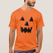 幸せなJackolanternはワイシャツに直面します Tシャツ (正面)