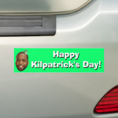 幸せなKilpatrickの日!。 バンパーステッカー (車上)