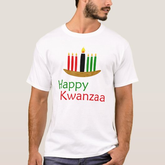 幸せなKwanzaa Tシャツ (正面)
