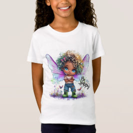 幸せなLil Fairy Kids T-Shirt Tシャツ