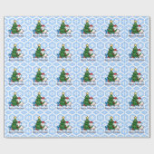 幸せなLlamadays ラッピングペーパー (フラット)