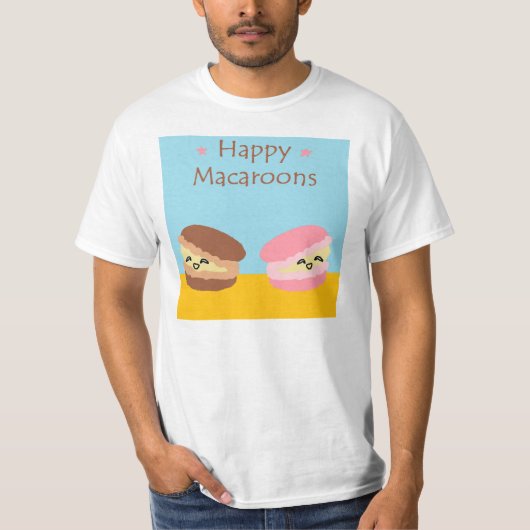幸せなMacaroons Tシャツ (正面)
